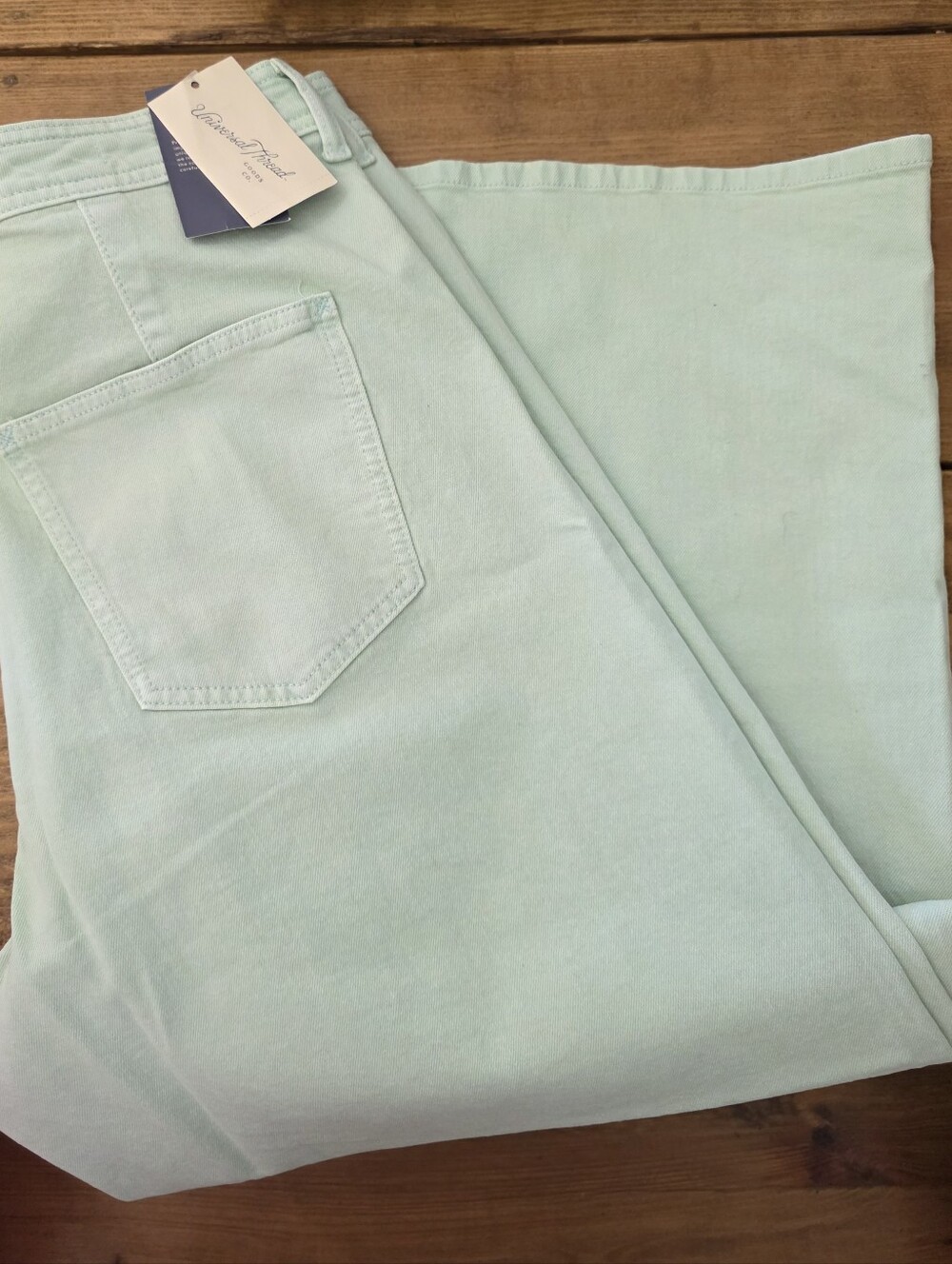 Universal Thread Mint Green High Rise Wide Leg Jeans Size 17